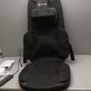 Shiatsu Neck and Back Massager with Heat, 4D Kneading Back Massager for Pain Relief Deep Tissue, Comfortable Back Massage for Chair, Massager for Home Office, Gifts for Christmas Women Men Parents (Black)