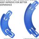 Racetrack Connectors Compatible with Hot Wheels,90 Degree Banked Turn,10 PacksUpgrade Edition (Blue)