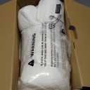 Emircey Clinical-Level Relief Cervical Neck Pillow for Sleeping, Orthopedic Contour Memory Foam Pillow for Side Sleepers, Cooling Reading Pillow for Neck Relief, Ergonomic for Back Stomach Sleepers (Queen, Snow White)