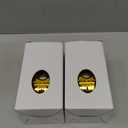 2PCS LED Ramadan Lantern Lights Gold Moon Castle Meteor Design for Eid Mubarak Gifts Home Decorations Table Wall and Eid CenterpiecesGold