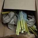 Gold Metal Arch Backdrop Stand 2 Set 7.2FT, 6.6FT Wedding Arch Stand Arched Door Frame for Birthday Party Baby Shower Ceremony Indoor Outdoor Celebration Decor (7.2FT, 6.6FT)