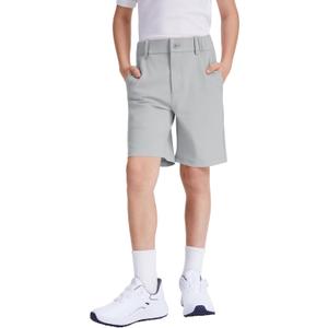 Dreammonkey Youth Boys Golf and Kids Dress School Uniform Shorts, Active Flat Front Stretch Chino Quick Dry 3T