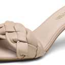 DREAM PAIRS Heels for Women Rhinestone Open Toe Low Kitten Heels Sexy Stilettos Heels Pump Sandals Party Evening Prom Dance Dress Shoes (9)