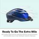 Schwinn Intercept Helmet for Adults and Youth, Size 54-62 cm for Riders Ages 8+, Microshell, Adjustable Dial and Straps, Interior Padding, 10 Air Vents, Removable Visor, Kisd and Adult Bike Helmet