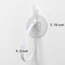 2 x 10 PCS Valentine's Day Garland Hangers for Mantle, Adjustable Garland Round Adhesive Hook for Fireplace, Stocking 10" Releasable Zip Ties Clips Wreath Holder for Door Frame, Furniture Straps