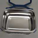 Cordless Electric Lunch Box, 1.2L Self Heating Lunch Box Battery Powered with Automatic Heating, BPA Free, Meal Prep Friendly, Portable Food Warmer for Work, Construction, Truck & Travel (Blue)