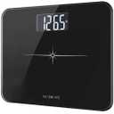 NUTRI FIT Extra-Wide/Ultra-Thick Digital Body Weight Bathroom Scale with 3 Inch Large Easy Read Backlit LCD Display Max Capacity 400lb Step-on Technology, Black
