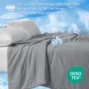 HARBOREST Cooling Comforter Queen Size - Cooling Blanket for Hot Sleepers and Night Sweats, Q-Max>0.45 Double-Sided Silky Cooling Surface Design, Dark Grey(90" x 90")