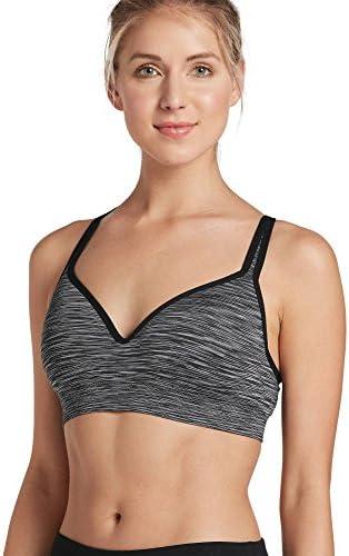 Jockey Women's Bra Mid Impact Multi-Way Molded Cup Sports Bra M