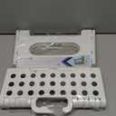 Handy Laundry Folding Lightweight Step Stool - Sturdy Enough to Support Adults and Safe Enough for Kids - Opens Easy with One Flip - Great for Kitchen, Bathroom or Bedroom (White - 9 Inch)