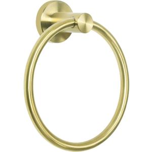 HouseAid Stainless Steel Towel Ring for Bathroom Hand Towel Holder Modern Circle Towel Hanger Round Towel Rack Wall Mounted Brushed Gold