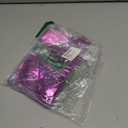 Urban CoCo Women's Sexy Bodycon Pencil Skirt Shiny Metalic Liquid Party Tight Hip Mini Skirt (Purple, L)