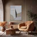 LEVERUP Modern Wall Decorations Abstract Wall Art Canvas Grey Painting Posters for Dining Room Living Room Office 3240 Inchs Ready To Hang, 42"L x 34"W