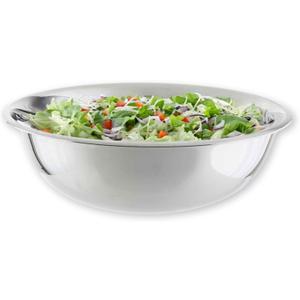 TableCraft 828 Stainless Steel Mixing Bowl, 13 Quart, Lightweight and Durable, Professional Grade for Baking and Prep, Ideal for Kitchens or Bakeries, 16.25" x 16.25" x 4.75, Silver