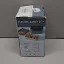 Herrfilk Electric Lunch Box Food Heater 100W, 4 in 1 Ultra Quick Heated Lunch Boxes for Adults 12V/24V/110V/220V Portable Food Warmer for Car/Truck/Office With Fork Spoon and Insulated Carry Bag (Olive Green)