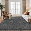 6x9 Area Rug for Living Room: Ultra Soft Fluffy Rug Modern Large Thicked Shag Rug for Bedroom Non Slip Indoor Fuzzy Carpets for Girls Kids Room Nursery Dorm Home Decor Grey