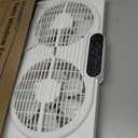 BEYOND BREEZE 9" Window Fan Reversible Airflow with Timer and Bug Screen, 9" Remote Control