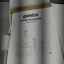 Ganiza Immersion Blender 5 in 1 Hand Blender Max 1000W Heavy Duty Motor, 16 Speed Mode Handheld Blender Stainless Steel Blade With 800ml Mixing Beaker, 600ml Chopper, Whisk and Milk Frother