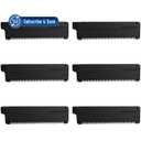 Bakblade 2.0 Refill Cartridges Bundle, Back Hair & Body Shaver Replacement Cartridges, Extra-Wide Wet Dry & Disposable Razor Blades (6 Blades) (6 Count (Pack of 1))