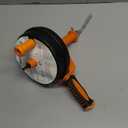 Drain Auger, Clog Remover with Drill Adapter, 25 Feet Flexible Plumbing Snake Use Manually or Powered for Kitchen, Bathroom and Shower Sink, Comes with Gloves (orange)