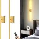 Battery Operated Wall Sconces Set of 2: 10000mAh Rechargeable Wall Lights with Remote, 360 Rotate 3000K-6000K LED Wireless Wall Light Fixtures Decor for Bedroom Living Room Hallway Picture Lighting