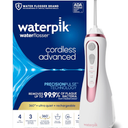 Waterpik Cordless Advanced 2.0 Water Flosser For Teeth, Gums, Braces, Dental Care With Travel Bag and 4 Tips, ADA Accepted, Rechargeable, Portable, and Waterproof, Rose Gold WP589