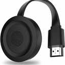 SmartSee HD Wireless Display Dongle Adapter, 4K Screen Mirroring Receiver with 5G 2.4G Dual Band WiFi Media Streaming for iOS Android Mac to TV Projector Monitor Support Miracast AirPlay DLNA