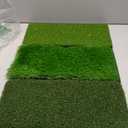 GoSports Tri-Turf XL Golf Practice Hitting Mat - Huge 24 Inch x 24 Inch for Optimal Practice