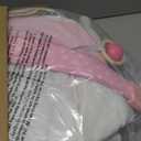 Portable Baby Swing, Pink Electric Infant Swing with 5 Speed Levels, 6 Songs & Timer  Battery-Powered Only (No Batteries Included) Pink and White