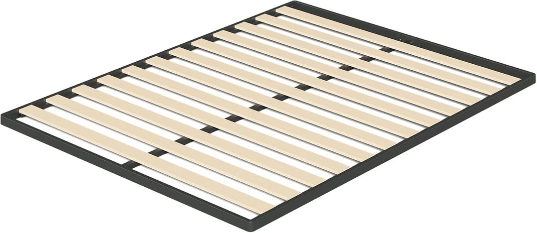 Zinus 1.6 Inch Deepak Easy Assembly Wood Slat Bunkie Board, Full
Metal Frame with Wood Slats, Bed Slat Replacement, Easy Assembly, Noise-Free, Non-Slip Construction