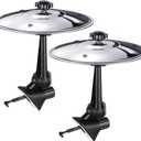 2 Pack Car Crash Cymbal, Car Symbol Drum for Car Vent, Fun Dashboard Accessory for Drummers & Music Lovers, Suitable for All Types of Vehicles, Cool Vehicle Interior Acessories for Entertainment (Silver)