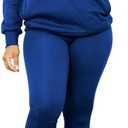 Nimsruc 2 Piece Outfits For Women Sweatsuits Sets Casual Long Sleeve Pullover Jogger Sweat Pants Set With Pocket (XX-Large, 9056-royal Blue)