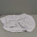 2 Pack 6FT Table Cloth for Rectangle Tables - White Christmas Tablecloth Rectangular Fitted Stretch Spandex Table Covers 6 ft for Birthday, Cocktail, Wedding, Banquet Spring Outdoor Party