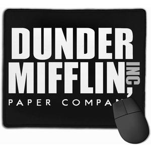 2 x Dunder Mifflin Mouse Pad Mat (Black)