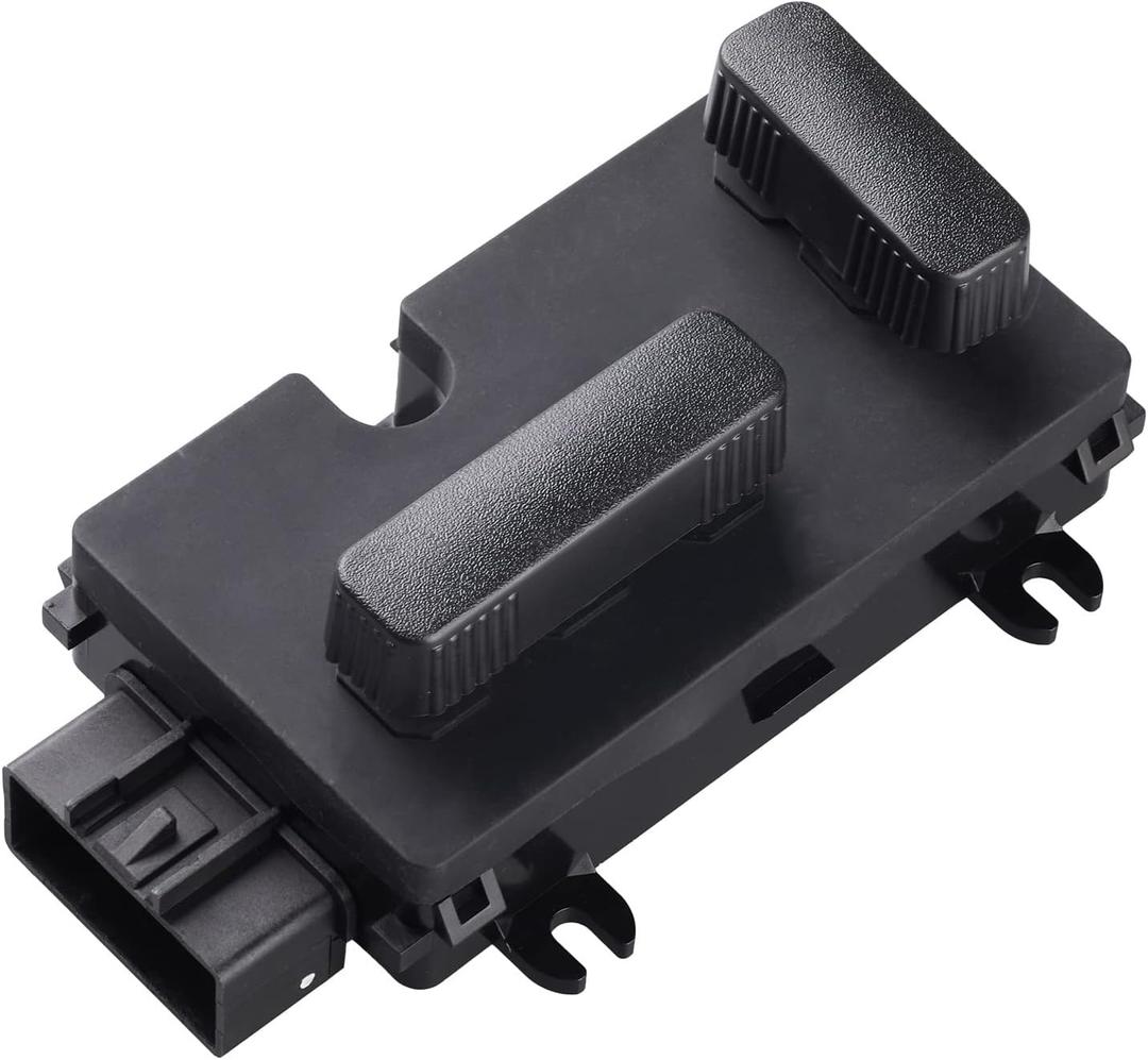 12450166 Power Seat Switch Driver Side for 2000-2007 Chevy Avalanche Silverado Suburban Tahoe, GMC Sierra Yukon XL 1500 2500 3500, Cadillac Escalade, H2 Front Seat Lumbar Switch, PSW15-901202