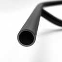 Bicycle Handlebar H Flat Bar Aluminum Alloy 22.2 * 31.8 * 200 * 690mm MTB Gravel Touring Bike (Black)