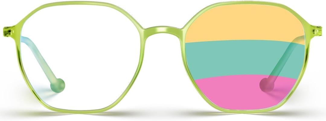 VISOONE Lightweight Progressive Multifocal Anti-Fog Reading Glasses TR90 with Blue Light Blocking Stylish Women Men RANE, 2.5 Diopters