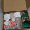 Sliner 3 Pcs Christmas Candle Holders with Candles Wooden Xmas Tealight Candle Holders Decorations Red White Green Votive Wood Candlestick for Christmas Table Centerpiece Decor Xmas Gifts