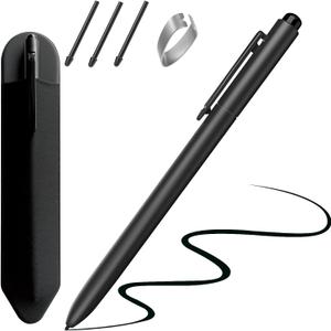 Jvkzaen EMR Stylus Compatible with Remarkable 2, Replacement Digital Pen with Eraser, 4096 Pressure Levels, Tilt Support, Palm Rejection, for Remarkable/Samsung/Kindle Scribe Devices(3 Pen Tips)