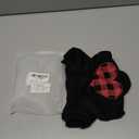 Dog Hoodie Dog Sweaters for Small Dogs Pet Clothes Black Buffalo Plaid Warm and Soft Breathable Cozy (S, Heart)