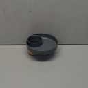 Travel Tray Round, USA Made Cup Holder Tray and Cup Holder Adapter for Car Seat, Booster, Stroller, Golf Cart, Gray