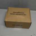 Hand Weights for Women Men, 6pc Soft Dumbbell Set (1lb 2lb 3lb Each) Walking Weights with Hand Straps, Comfortable Iron Sand Filled Dumbbells for At Home Workout, Running, Yoga, Pilates, Physical Therapy, 12lbs Total (Blue Pink Purple)