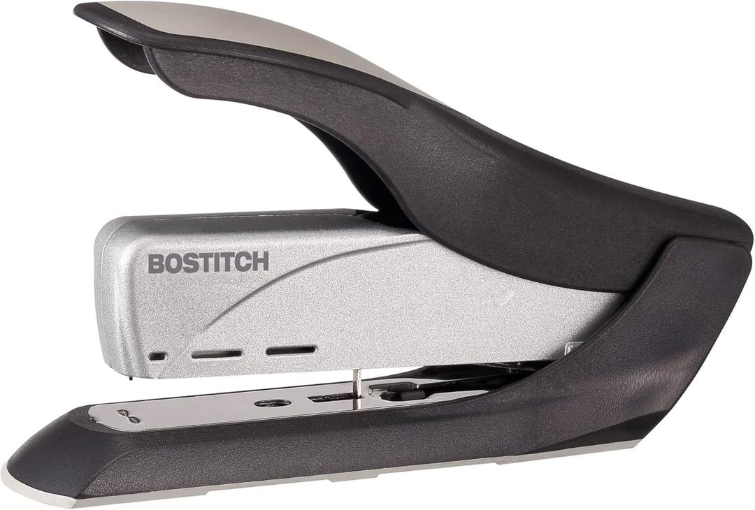Bostitch Office inHANCE Heavy Duty Stapler, 65-Sheet Capacity, Black/Silver