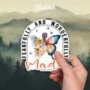 (3Pcs) Fearfully and Wonderfully Made Christian Sticker Inspirational Quotes Bible Verse Psalm 139:14 Jesus Vinyl Decals for Tumbler Kindles Laptop Water Bottles Books Phone - Size 3x2.8 Inch