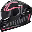 Modular Flip-Up Dual Visor Motorcycle Helmets Full Face Adults Motor-Bike BMX Four Wheelers Helmets for Men Women DOT Approved Medium