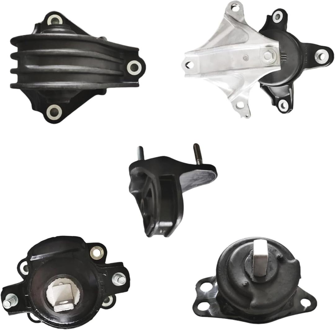 5Pcs Engine Motor Mount kit Compatible with Accord 2013 2014 2015 2016 2017 L4 2.4L Automatic Transmission A65071 A65072 A65054 A65040 A65068
