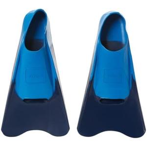 Sporti Adult-Kid Short Swim Fins for Pool Lap Swimming, Floating Fins for Swimming & Snorkeling, Swim Flippers for Training Y 4-5 W6