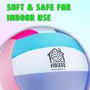 in The House Soft Indoor Volleyball for Boys & Girls (Ages 3+) Realistic Feel - Training Ball for Indoor Play - Bring Vball Practice Home - Great Gift for Any Volleyball Player