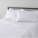 Amazon Basics Lightweight Super Soft, Comfortable Easy Care Microfiber 4 Piece Bed Sheet Set with 14-Inch Deep Pockets, Queen, Gray Crosshatch, Printed