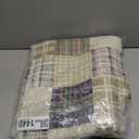 Greenland Home Oxford 100% Cotton Throw Blanket, Tan 50 x 60 in